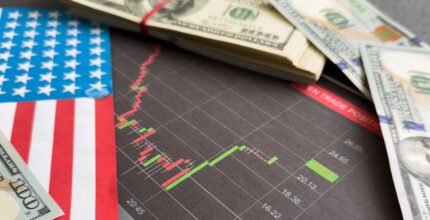 Grafico sul deficit commerciale USA