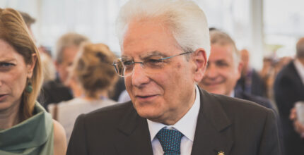 Sergio Mattarella durante la celebrazione degli 80 anni della Costituzione