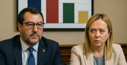 Sondaggi: coalizione di centrodestra scende al 43,2%, emergono nuove formazioni