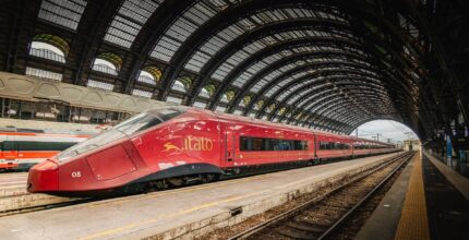 Treno Italo in viaggio