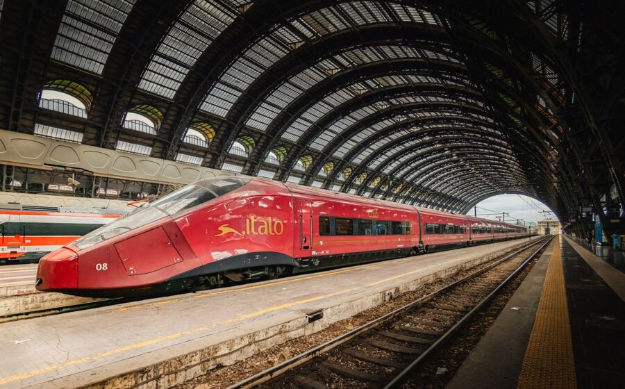 Treno Italo in viaggio