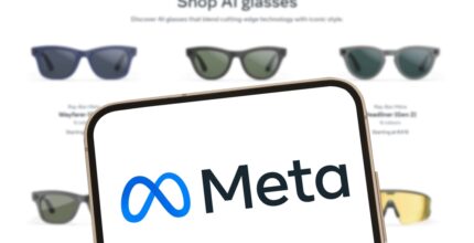 Occhiali smart Meta con rilevamento continuo