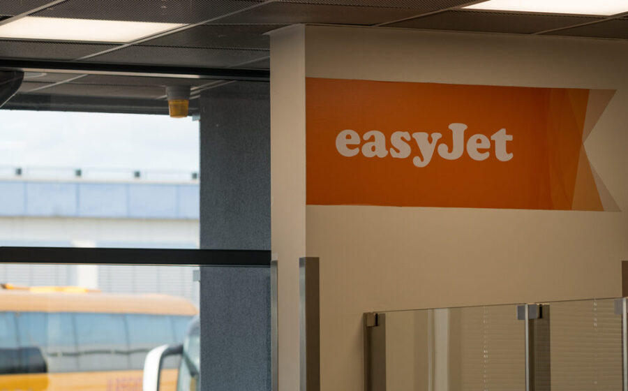 easyJet aereo in volo
