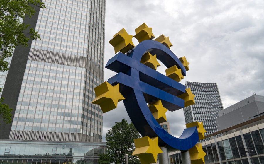Grafico sull'andamento dell'inflazione nell'area euro