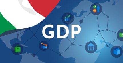 Grafico sull'andamento del Pil italiano